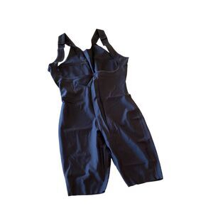 Isavela Comprexxwear Black XL High Back Above Knee Compression Body Suit